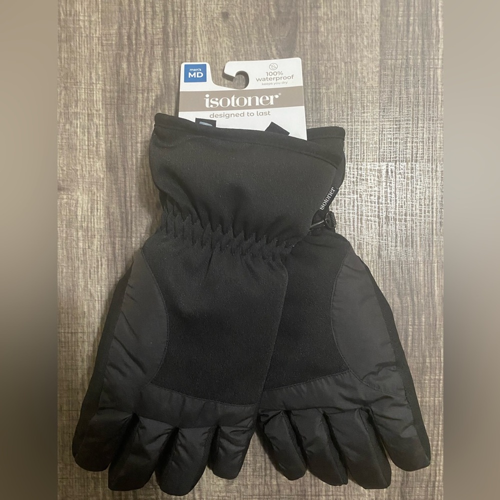 Waterproof Designed to Last Men’s Black Medium Gloves